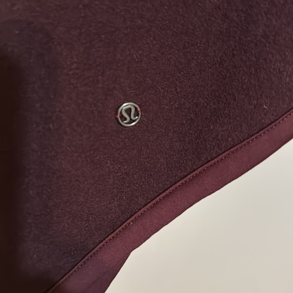 Lululemon Presence of Mind Fleece Wrap Bordeaux - Picture 3 of 8